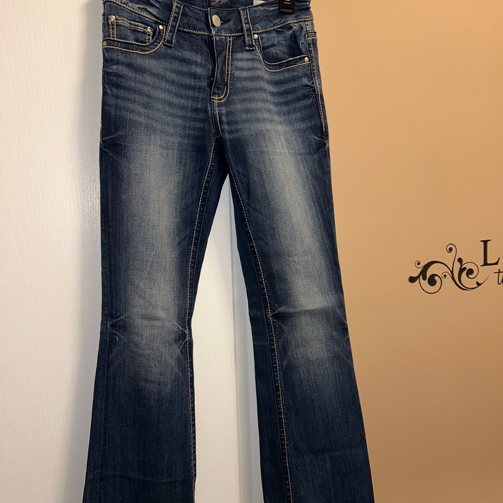 Daytrip Dark Blue Flare Jeans
